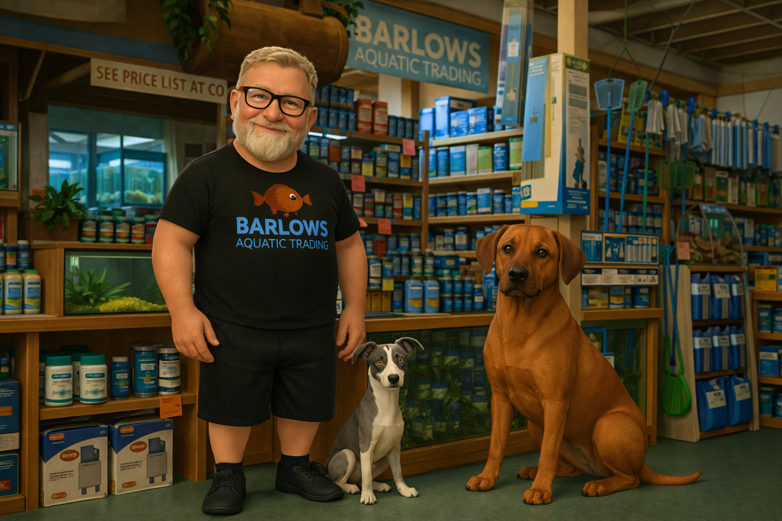 Barlows Aquatic Trading shop
